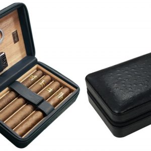 MANHATTAN BLACK TRAVEL HUMIDOR CASE