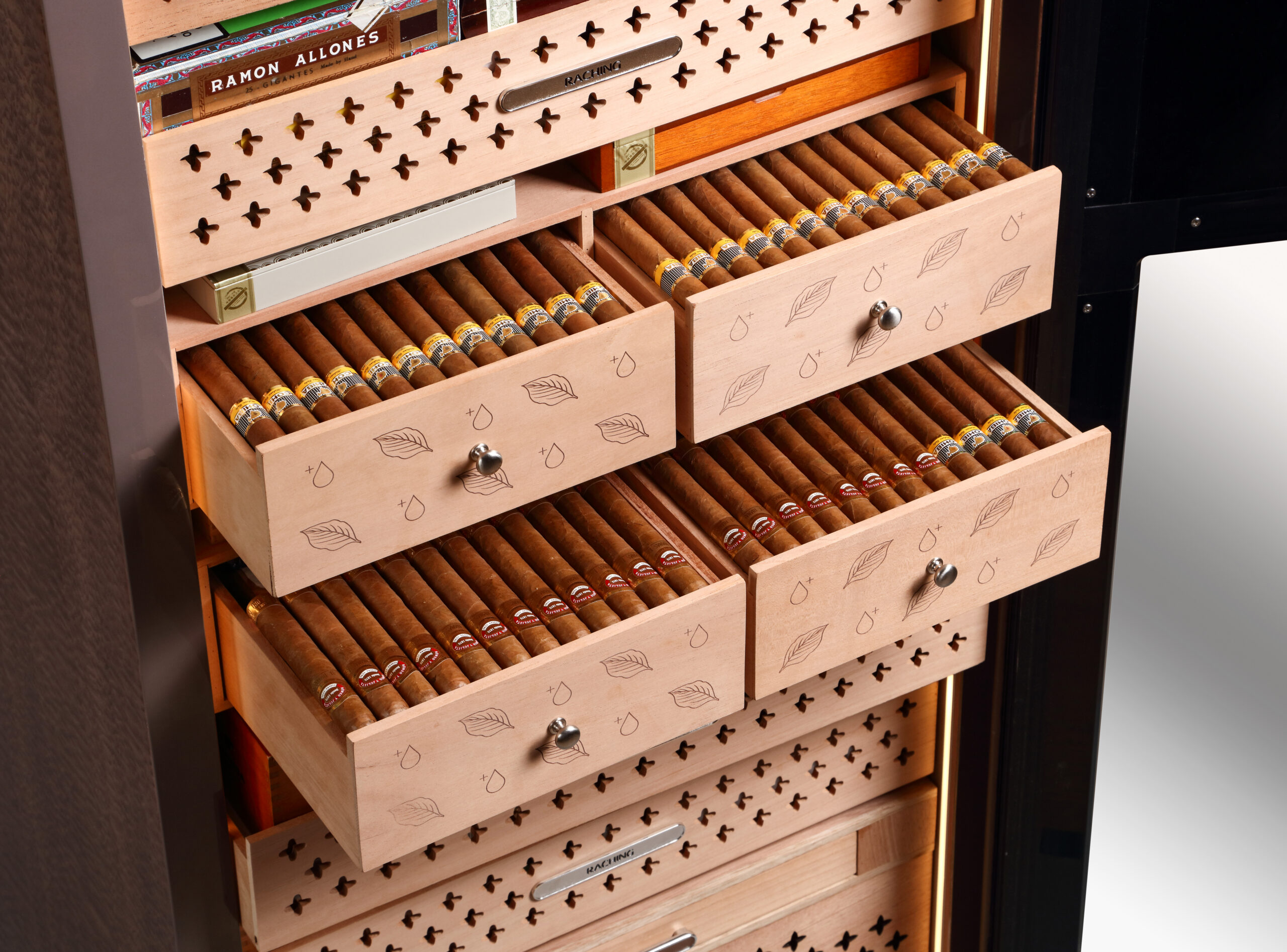 RACHING RR980 HUMIDOR | BRITISH GREEN - up to 4,000 Cigars - Image 4