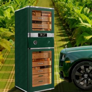 RACHING RR980 HUMIDOR | BRITISH GREEN - up to 4,000 Cigars